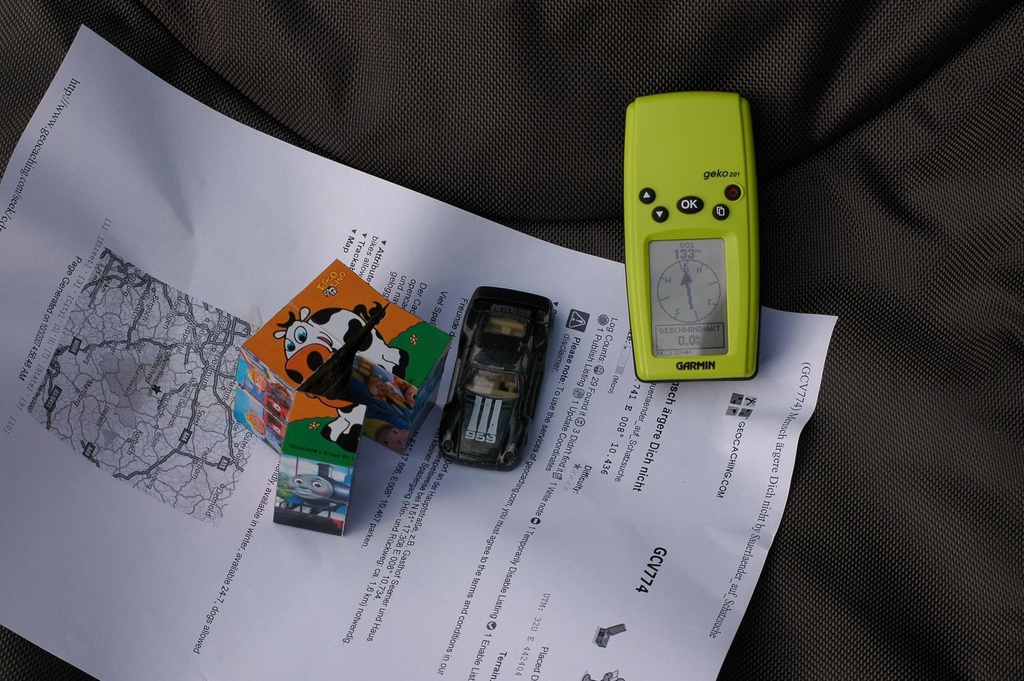"Geocaching mit dem Fahrrad"